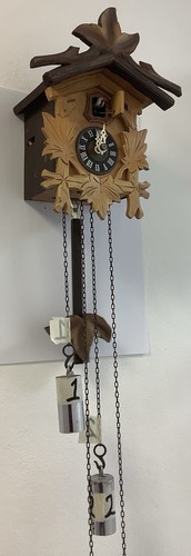 Black forest cuckoo clock - black, in