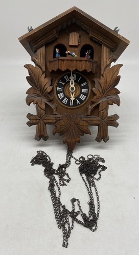 Vintage wooden cuckoo clock - vintage,