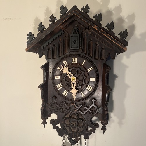 Antique black forest cuckoo - black,