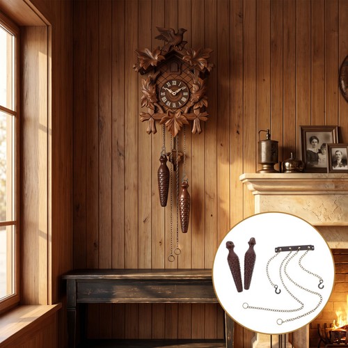 Metal plastic cuckoo - plastic, clock
