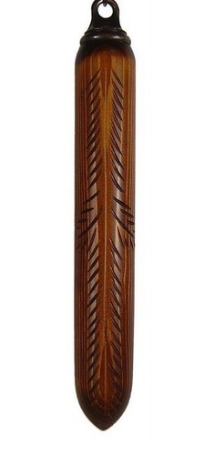 Wooden weight for the cuckoo