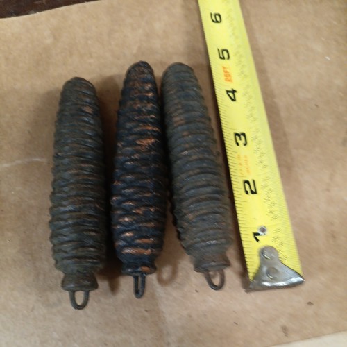 Three cast iron - cuckoo, clock