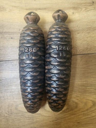 Cuckoo clock pine cone weights - cuckoo,