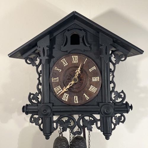 Antique black forest - black, railroad