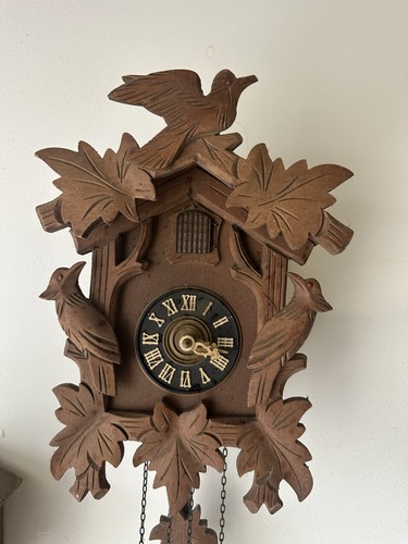Vintage cuckoo clock with - cuckoo,