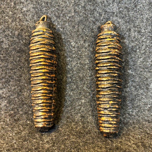Vintage cuckoo clock weights - cuckoo,