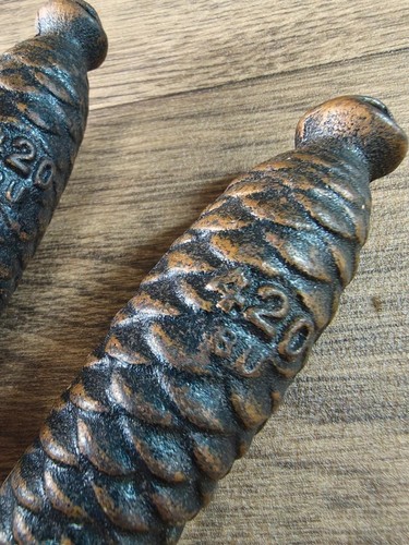Pair vintage cast iron - vintage,